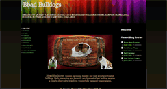 Desktop Screenshot of bbadbulldogs.com